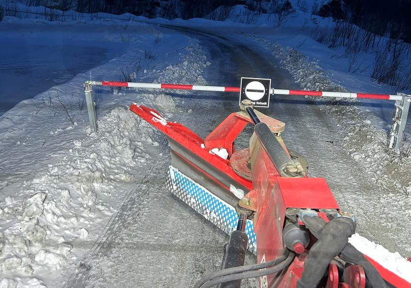 Bom Sundsfjordfjellet. Foto: Svenn Isaksen